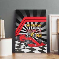 Sundays Are For Formula Racing Canvas Wall Art - Wonder Print Shop