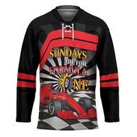 Sundays Are For Formula Racing Hockey Jersey - Wonder Print Shop