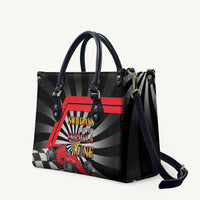 Sundays Are For Formula Racing Leather Bag - Wonder Print Shop