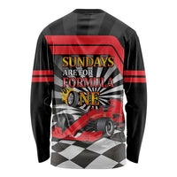 Sundays Are For Formula Racing Long Sleeve Shirt - Wonder Print Shop