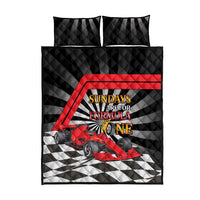 Sundays Are For Formula Racing Quilt Bed Set - Wonder Print Shop