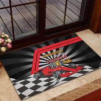 Sundays Are For Formula Racing Rubber Doormat - Wonder Print Shop