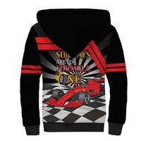 Sundays Are For Formula Racing Sherpa Hoodie - Wonder Print Shop
