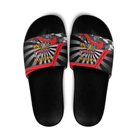 Sundays Are For Formula Racing Slide Sandals - Wonder Print Shop