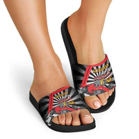 Sundays Are For Formula Racing Slide Sandals - Wonder Print Shop