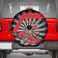 Sundays Are For Formula Racing Spare Tire Cover - Wonder Print Shop