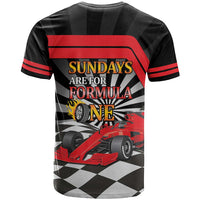 Sundays Are For Formula Racing T Shirt - Wonder Print Shop