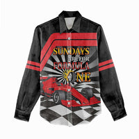 Sundays Are For Formula Racing Women Casual Shirt - Wonder Print Shop