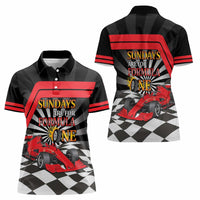 Sundays Are For Formula Racing Women Polo Shirt - Wonder Print Shop