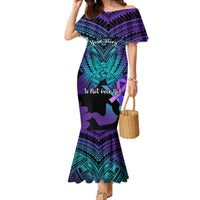 Suicide Awareness Your Story Is Not Over Yet Mermaid Dress Polynesian Butterfly Tattoo - Wonder Print Shop