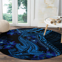 blue-polynesia-shark-tattoo-round-carpet-with-polynesian-plumeria