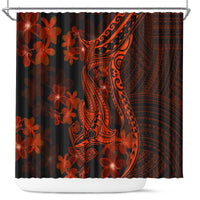 red-polynesia-shower-curtain-shark-tattoo-with-polynesian-plumeria