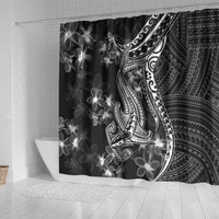 black-polynesia-shower-curtain-shark-tattoo-with-polynesian-plumeria
