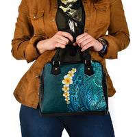 turquosie-polynesia-shoulder-handbag-plumeria-tropical-leaves-with-galaxy-polynesian-art