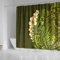 lime-green-tropical-plumeria-with-galaxy-polynesian-art-shower-curtain