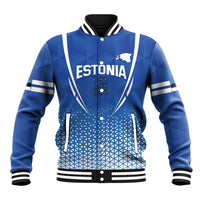 Custom Estonia Football Baseball Jacket Come One Kalevipojad