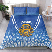 Custom Estonia Football Bedding Set Come One Kalevipojad