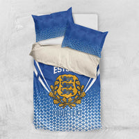 Custom Estonia Football Bedding Set Come One Kalevipojad