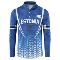 Custom Estonia Football Button Sweatshirt Come One Kalevipojad