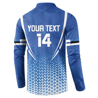 Custom Estonia Football Button Sweatshirt Come One Kalevipojad