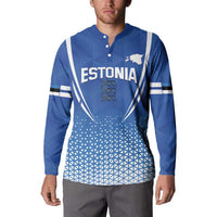 Custom Estonia Football Button Sweatshirt Come One Kalevipojad