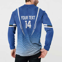 Custom Estonia Football Button Sweatshirt Come One Kalevipojad