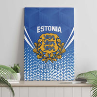Custom Estonia Football Canvas Wall Art Come One Kalevipojad
