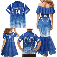 Custom Estonia Football Family Matching Mermaid Dress and Hawaiian Shirt Come One Kalevipojad