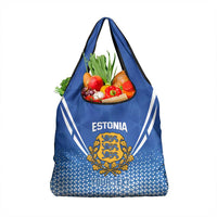 Custom Estonia Football Grocery Bag Come One Kalevipojad