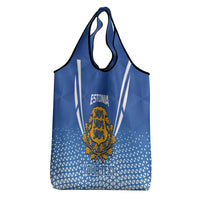 Custom Estonia Football Grocery Bag Come One Kalevipojad
