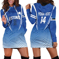 Custom Estonia Football Hoodie Dress Come One Kalevipojad