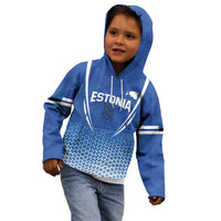 Custom Estonia Football Kid Hoodie Come One Kalevipojad