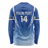 Custom Estonia Football Long Sleeve Shirt Come One Kalevipojad