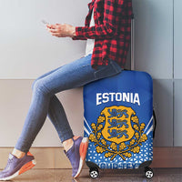 Custom Estonia Football Luggage Cover Come One Kalevipojad