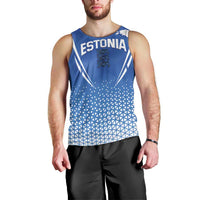 Custom Estonia Football Men Tank Top Come One Kalevipojad