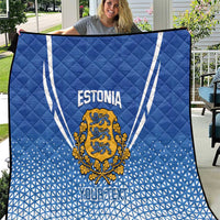 Custom Estonia Football Quilt Come One Kalevipojad