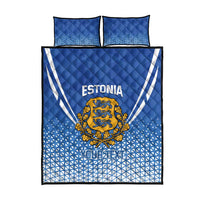 Custom Estonia Football Quilt Bed Set Come One Kalevipojad