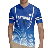 Custom Estonia Football Rugby Jersey Come One Kalevipojad