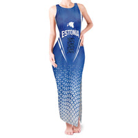 Custom Estonia Football Tank Maxi Dress Come One Kalevipojad