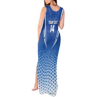 Custom Estonia Football Tank Maxi Dress Come One Kalevipojad