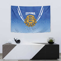 Custom Estonia Football Tapestry Come One Kalevipojad