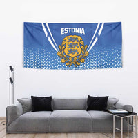 Custom Estonia Football Tapestry Come One Kalevipojad