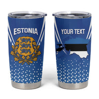 Custom Estonia Football Tumbler Cup Come One Kalevipojad