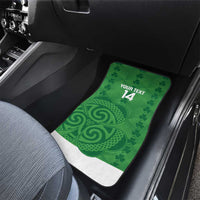Custom Northern Ireland Car Mats Go Green and White Army