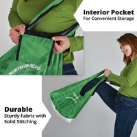 Custom Northern Ireland Grocery Bag Go Green and White Army