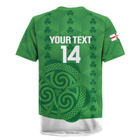 Custom Northern Ireland Rugby Jersey Go Green and White Army