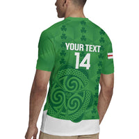 Custom Northern Ireland Rugby Jersey Go Green and White Army