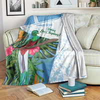 Custom Guatemala Football Blanket Vamos Los Chapines!