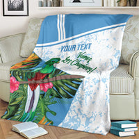 Custom Guatemala Football Blanket Vamos Los Chapines!