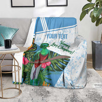 Custom Guatemala Football Blanket Vamos Los Chapines!